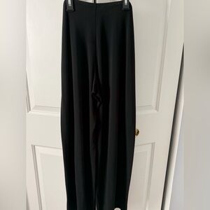 Anne Klein Black Wide Leg Pants